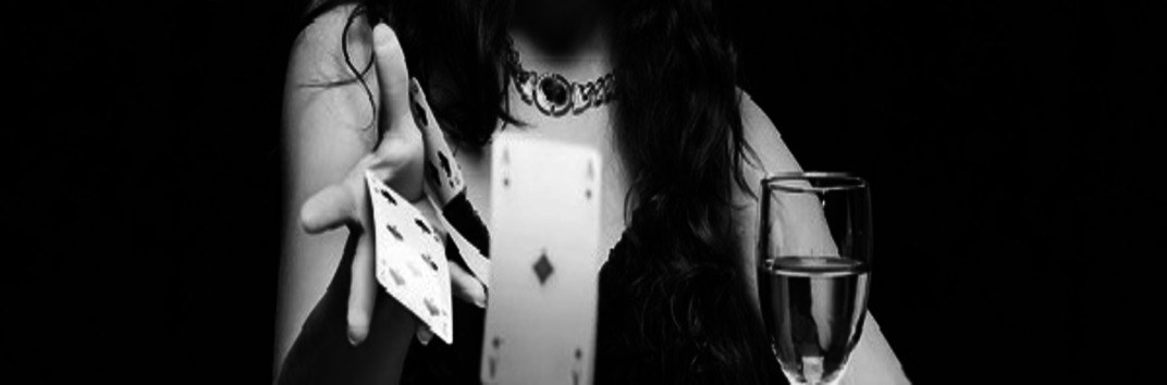 Девушка покер