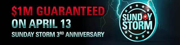 PokerStars празднует годовщину Sunday Storm