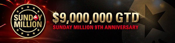 Изменена дата юбилейного турнира Sunday Million