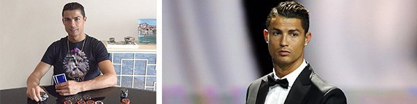Криштиану Роналду хвастается успехами в покере