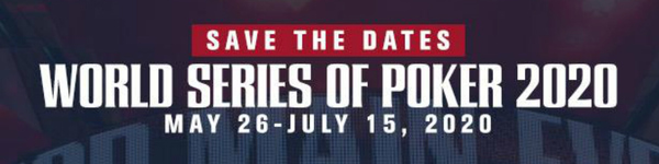 Первая информация о WSOP 2020