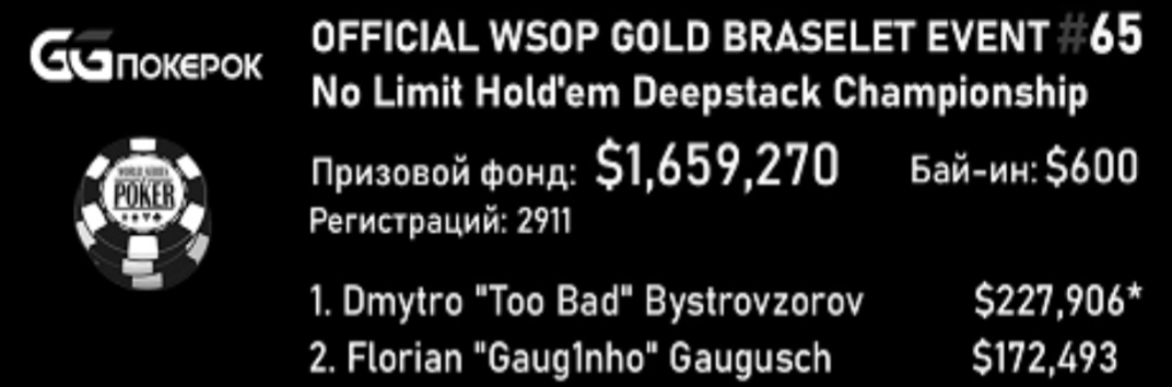 Дмитрий Быстровзоров покер