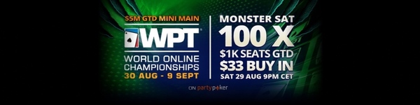 Розыгрыш 100 билетов на Mini Main Event WPT