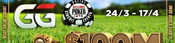 WSOP Spring Online Circuit с гарантией 100 миллионов долларов проходит на GGPokerOk