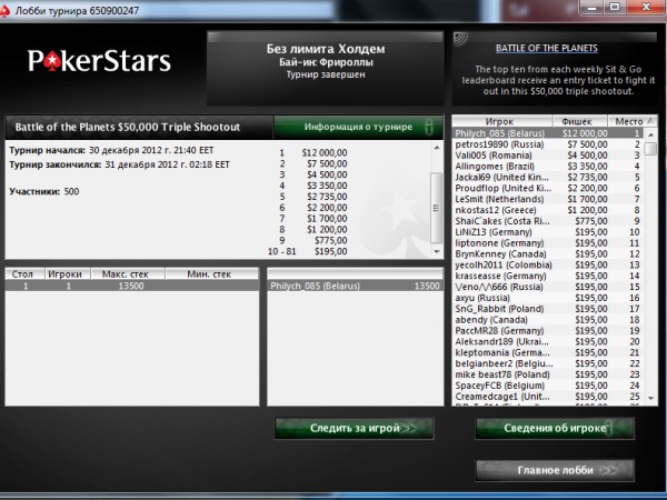 Pokerstars