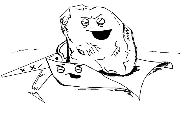 Камень, ножницы, бумага