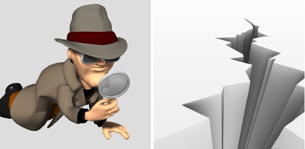 поиск пробелов