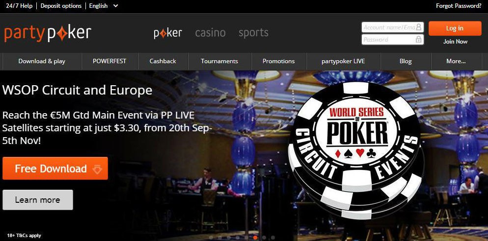  скачать partypoker на реальные деньги