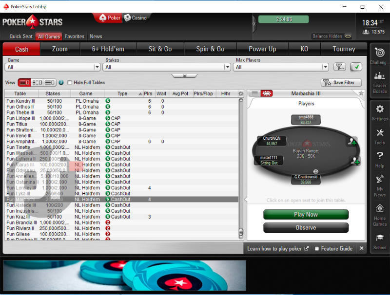 опция All-In Cash Out