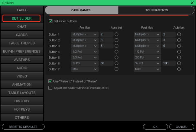 бет слайдер покердом